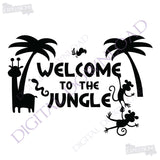 Jungle Theme Vector Digital Download - Ready to use Digital File, Vinyl Childhood Saying, Instant Download svg ai pdf, DIY - lasting-expressions-vinyl