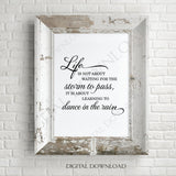 Life Quote Vector Digital Design Download - Ready to use Digital File, Vinyl Design Saying, Printable Quotes, home wall art - lasting-expressions-vinyl